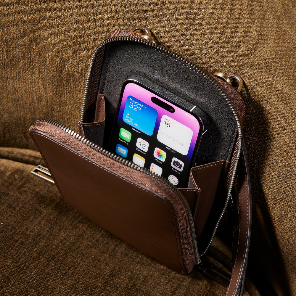 シティライト スマホジップショルダー