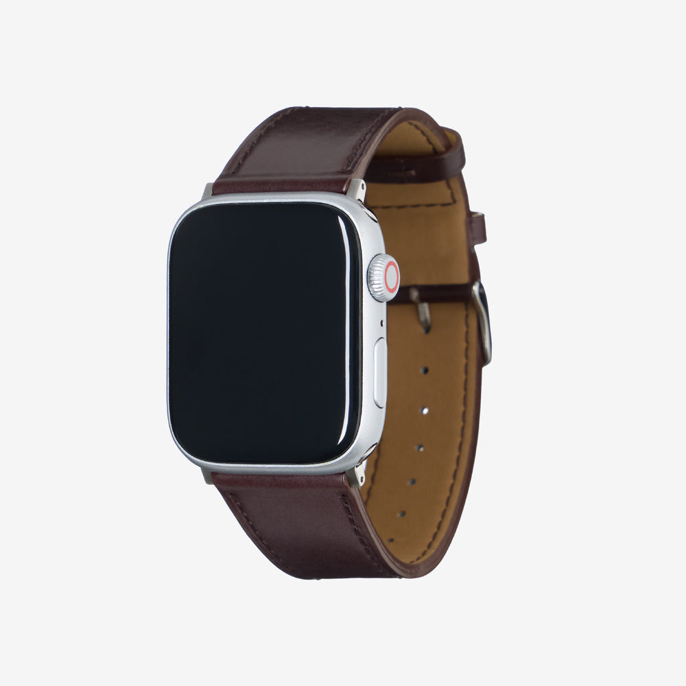 ロウ引きコードバン AppleWatch用レザーバンド