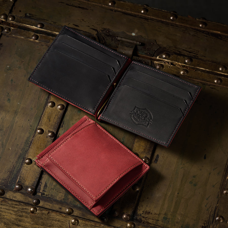 ナポレオンカーフ ボナパルトマネークリップ