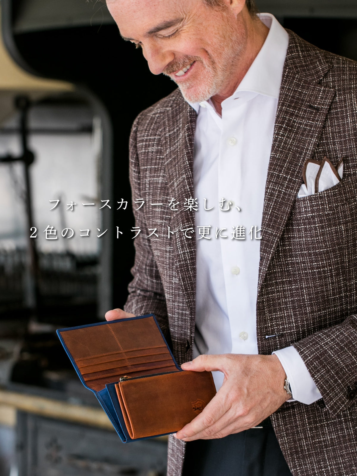 ナポレオンカーフ アレッジドウォレット 06